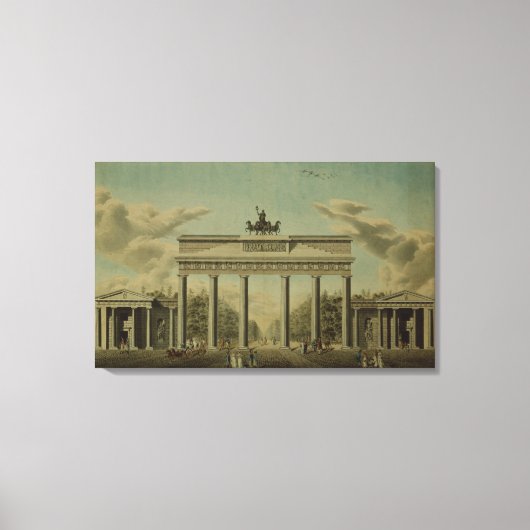 Brandenburger Gate, 1812 Canvas Afdruk (Voorkant)