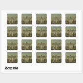 Brandenburger Gate, 1812 Vierkante Sticker (Vel)