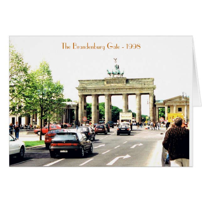 Brandenburger Gate Card (Voorkant Horizontaal)