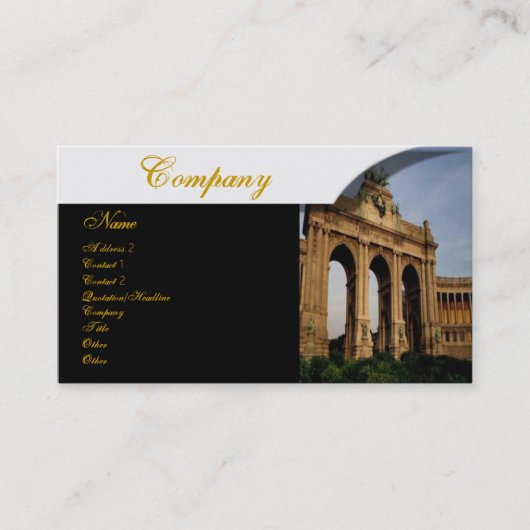 Brandenburger Gate Profile Card Visitekaartje (Voorkant)
