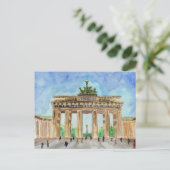 Brandenburger Tor Berlin Briefkaart (Staand voorkant)