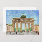 Brandenburger Tor Berlin Briefkaart (Voorkant / Achterkant)