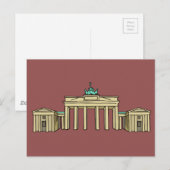 Brandenburger Tor Berlin Briefkaart (Voorkant / Achterkant)