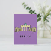 Brandenburger Tor Berlin Briefkaart (Staand voorkant)
