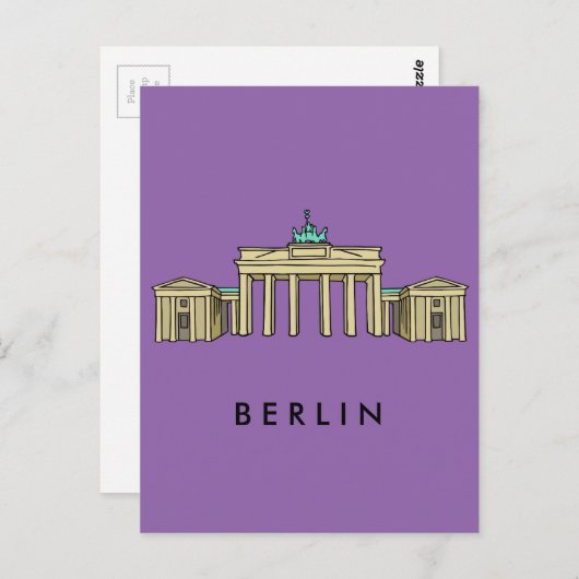 Brandenburger Tor Berlin Briefkaart (Voorkant / Achterkant)
