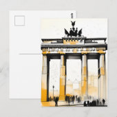 Brandenburger Tor Duitsland Briefkaart (Voorkant / Achterkant)