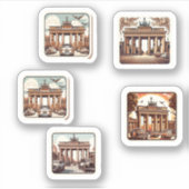 Brandenburger Tor (Duitsland) Sticker (Voorkant)