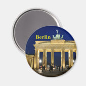 Brandenburger Tor in Berlijn, Duitsland Magneet (Voorkant / Achterkant)