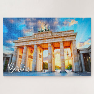 Brandenburgpoort, Berlijn, Duitsland Legpuzzel