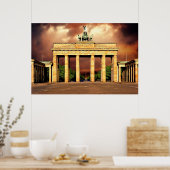 Brandenburgpoort Berlijn Poster (Keuken)
