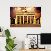Brandenburgpoort Berlijn Poster (Thuiskantoor)
