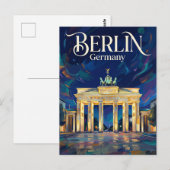 Brandenburgpoort Duitsland Briefkaart (Voorkant / Achterkant)