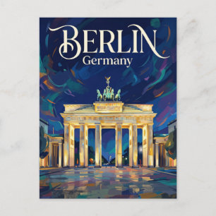Brandenburgpoort Duitsland Briefkaart