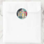 Brandenburgpoort Duitsland Ronde Sticker (Tas)