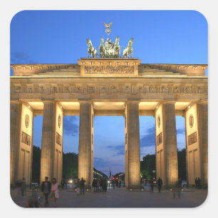 brandenburgse eve vierkante sticker