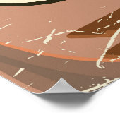 Brandenburgse gate, Berlijnse cartoon Poster (Hoek)