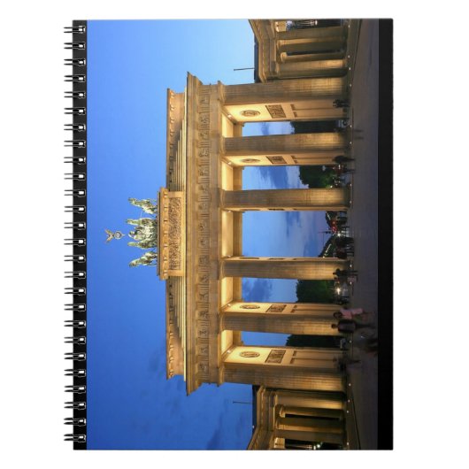 brandenburgse gate notitieboek (Voorkant)