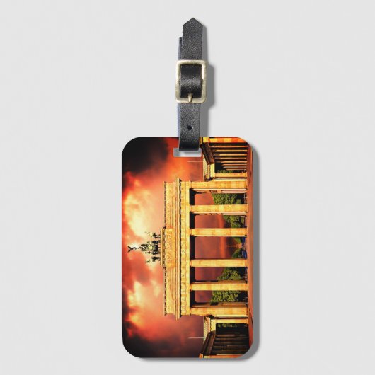 Brandenburgse poort bagagelabel (Voorkant (verticaal))