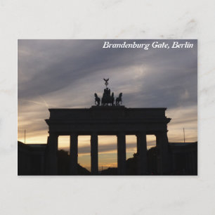 Brandenburgse poort, Berlijn Briefkaart