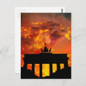 Brandenburgse poort, Berlijn Briefkaart (Voorkant / Achterkant)