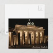 Brandenburgse poort, Berlijn Briefkaart (Voorkant / Achterkant)