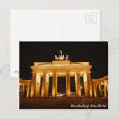 Brandenburgse poort, Berlijn Briefkaart (Voorkant / Achterkant)