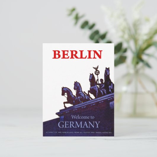 Brandenburgse poort, Berlijn, Duitsland, uitzicht  Briefkaart (Staand voorkant)