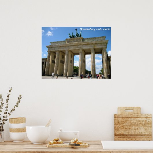 Brandenburgse poort, Berlijn Poster (Keuken)