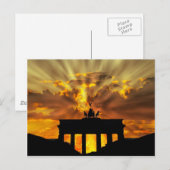 Brandenburgse poort briefkaart (Voorkant / Achterkant)