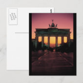 Brandenburgse poort briefkaart (Voorkant / Achterkant)