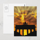 Brandenburgse poort briefkaart (Voorkant / Achterkant)