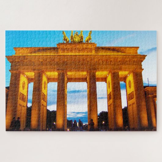 Brandenburgse Poort Duitsland. Legpuzzel (Horizontaal)