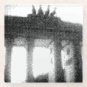 brandenburgse poort glazen onderzetter