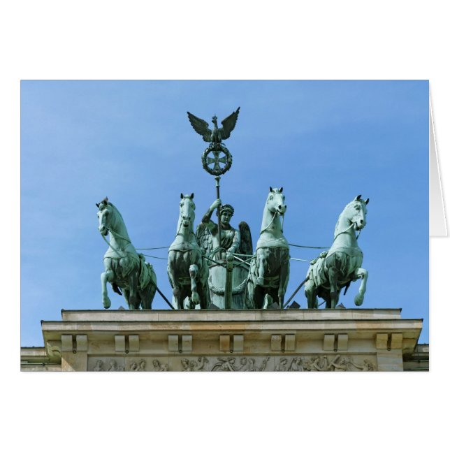 Brandenburgse Poort Quadriga Berlijn (Voorkant Horizontaal)