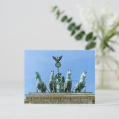 Brandenburgse Poort Quadriga Berlijn Briefkaart (Staand voorkant)