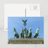 Brandenburgse Poort Quadriga Berlijn Briefkaart (Voorkant / Achterkant)