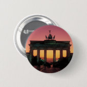 Brandenburgse poort ronde button 5,7 cm (Voorkant /achterkant)