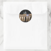 brandenburgse poort ronde sticker (Tas)