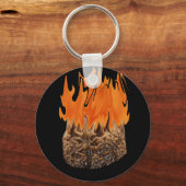 brandend brein sleutelhanger (Voorkant)