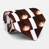 Brandend Hakuna Matata in Life.png Stropdas (Opgerold)