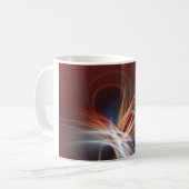 brandend hart koffiemok (Voorkant links)