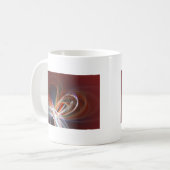 brandend hart koffiemok (Voorkant links)