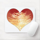 brandend hart muismat (Met muis)