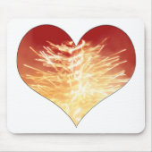 brandend hart muismat (Voorkant)