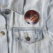 brandend hart ronde button 5,7 cm (In situ)