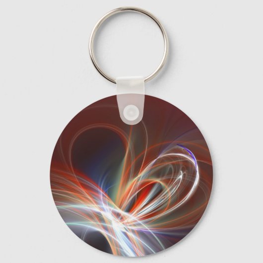 brandend hart sleutelhanger (Voorkant)