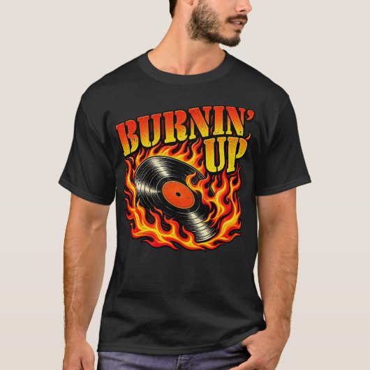 Brandend heet t-shirt (Voorkant)