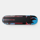 Brandend hoofd persoonlijk skateboard (Horizontaal)