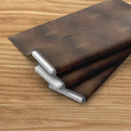 Brandend Koeienhuid Faux Leather Stof