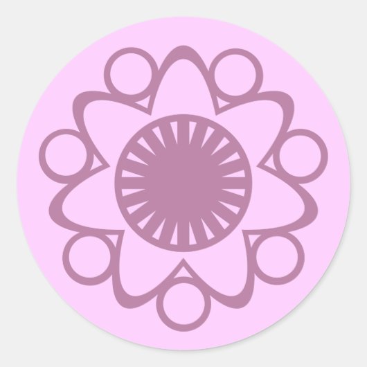 Brandend met Stickers van de Bloem van het Leven, (Voorkant)